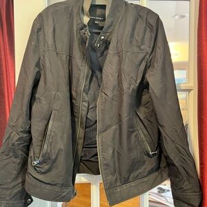 Banana Republic Men's Charcoal Windbreaker